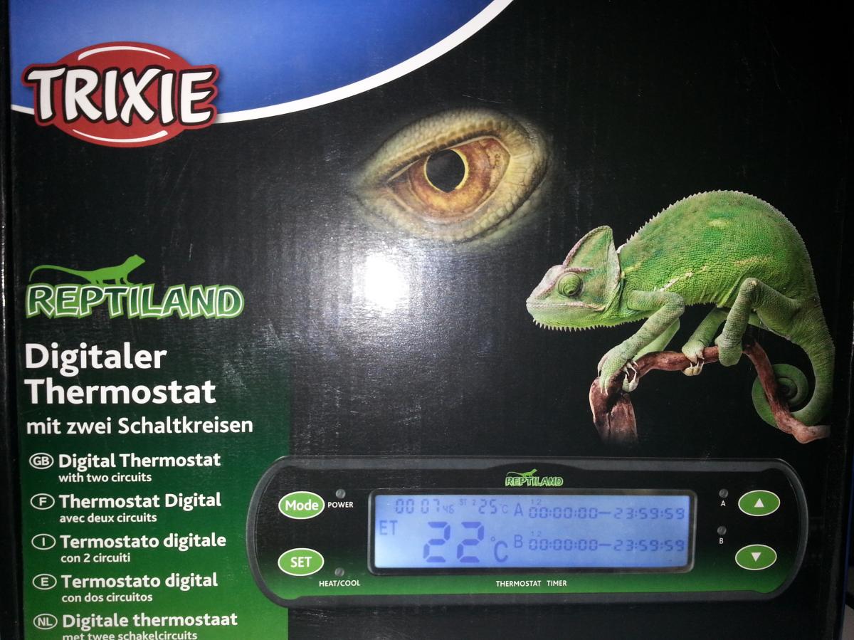 Thermostat/Hygrostat digital avec deux circuits . pour reptile